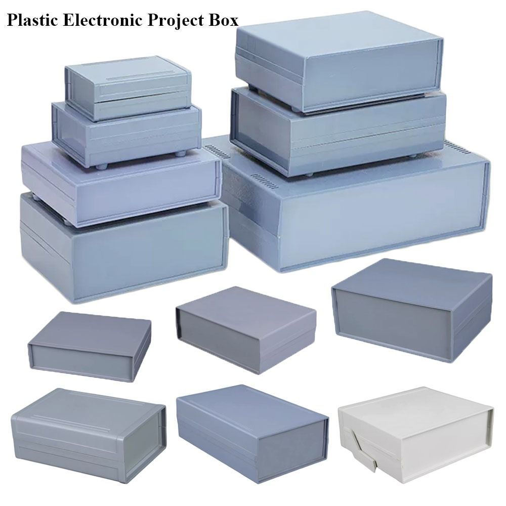 Diy Electronics Websites - Plastikowa wodoodporna szara obudowa DIY Obudowa