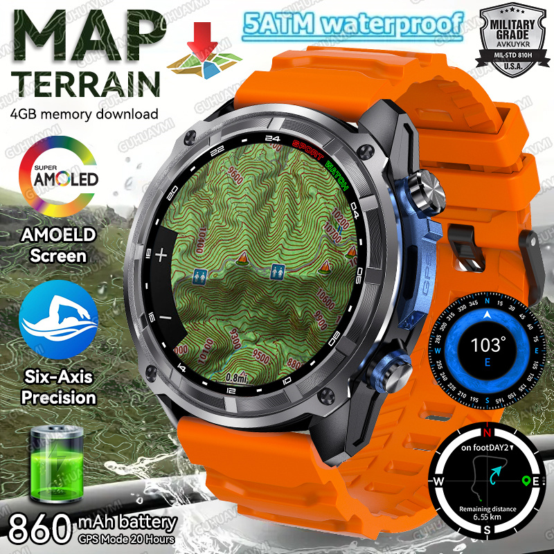 Diy Electronics Music - Smartwatch GPS z mapami terenu na
