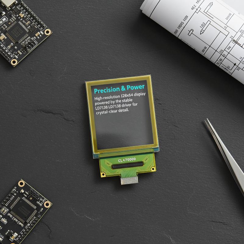Diy Wearable Electronics - Przezroczysty wyświetlacz PMOLED 1,5 cala 128x64