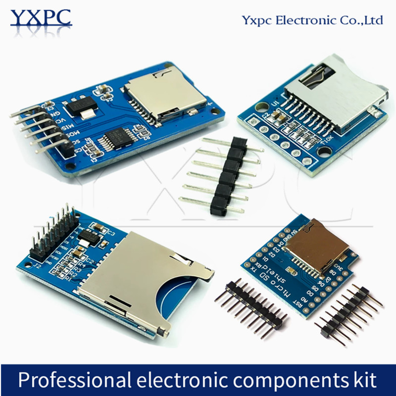 Sd Card Module Spi - (1-5-10) szt. Moduł czytnika kart SD