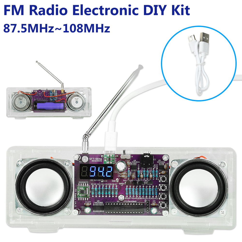 Diy Electronics Youtube Channel - Elektroniczny zestaw do samodzielnego montażu radia