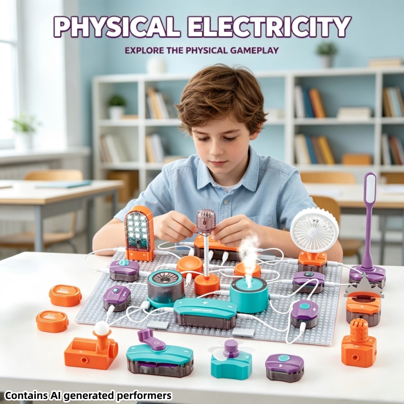 Diy Electronics Projects For Kids - Zestaw do samodzielnego składania obwodów elektrycznych