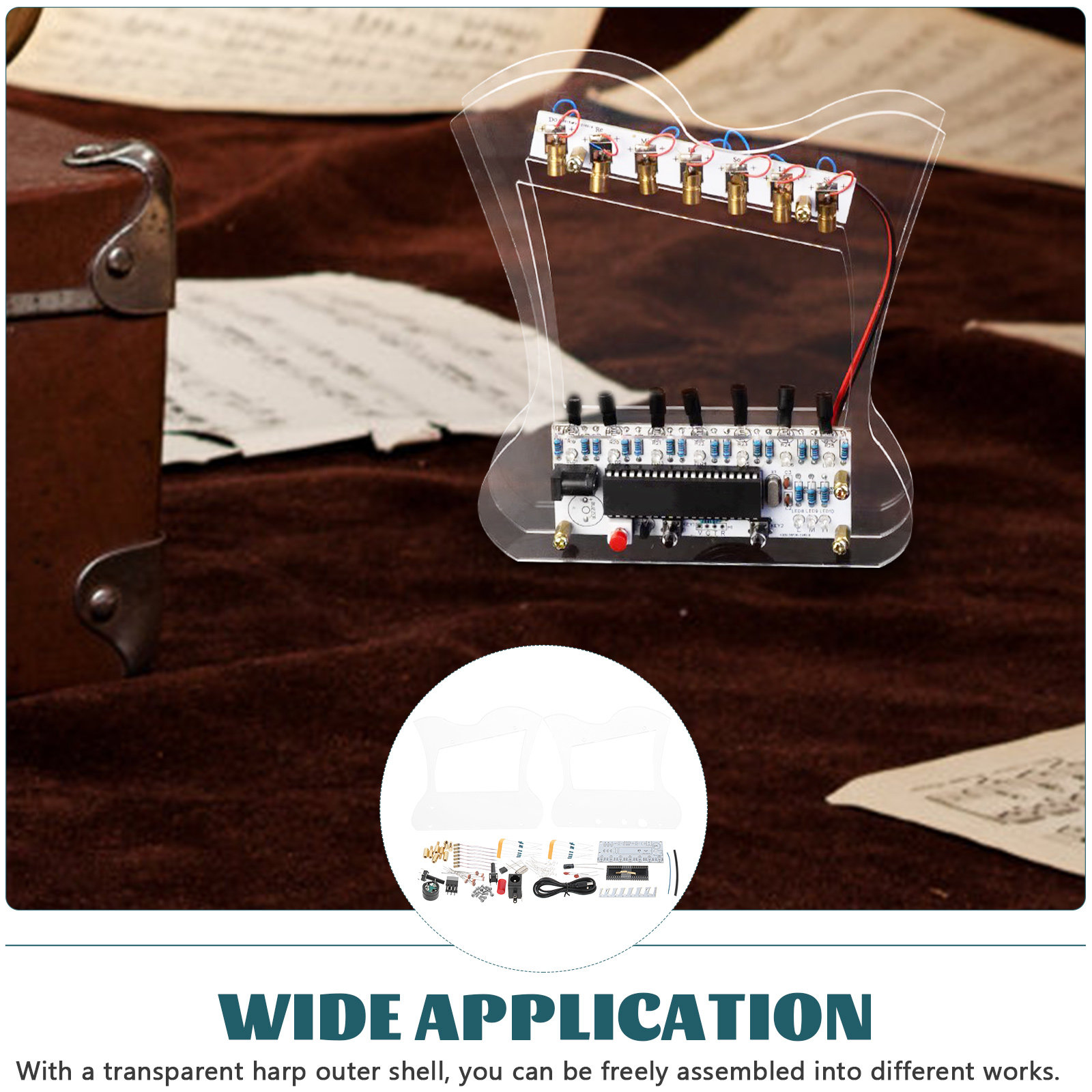 Diy Electronics Kits For Beginners - 1 zestaw elektronicznej harfy DIY do