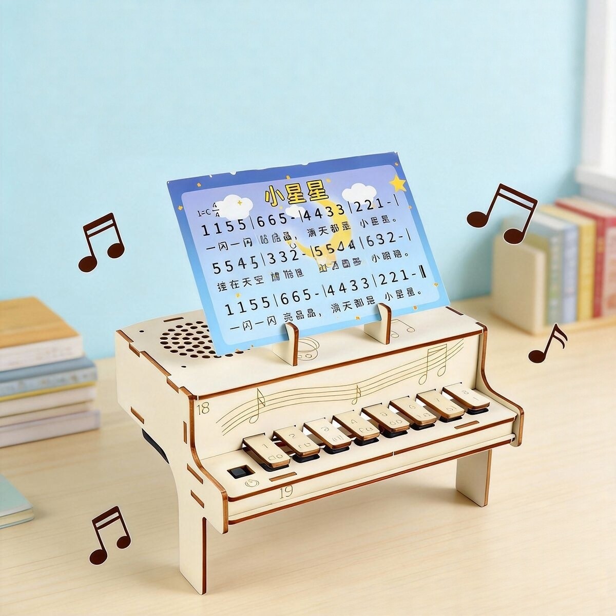 Diy Electronics Parts - Zestaw do samodzielnego montażu drewnianego pianina