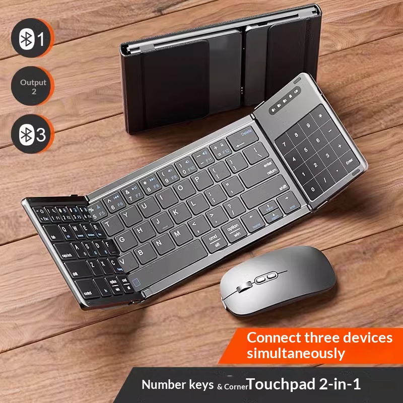 Diy Mouse Electronics - Bezprzewodowa klawiatura Bluetooth Mengzu Tri Fold