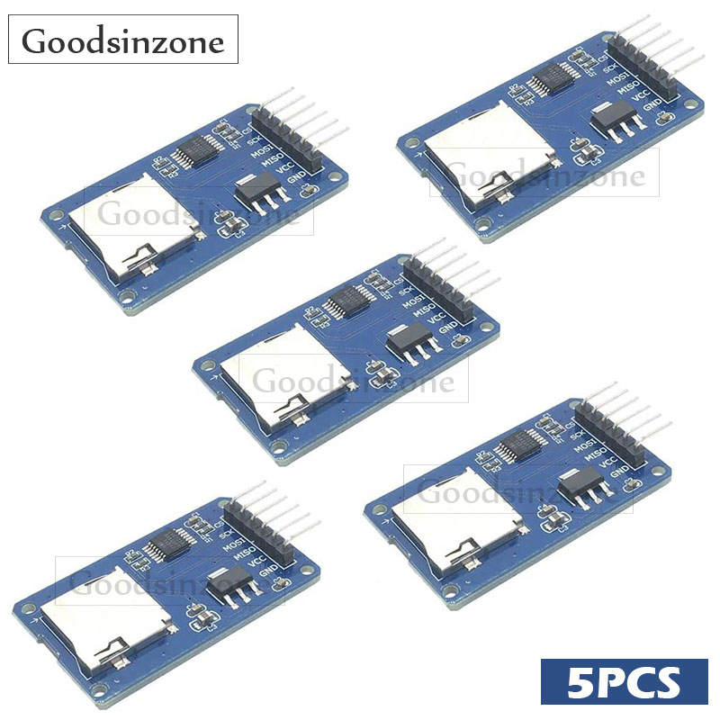 Moduł czytnika kart Micro SD 5 – Sd Card Module Spi recenzja i cena