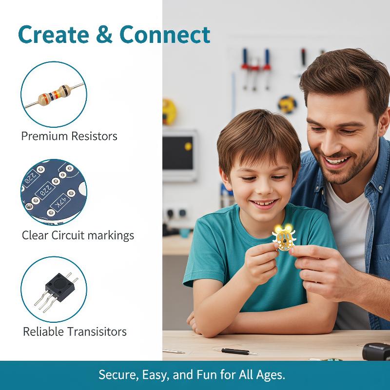 Zestaw elektroniczny Weevil Ey – Diy Electronics Kits For Beginners recenzja i cena