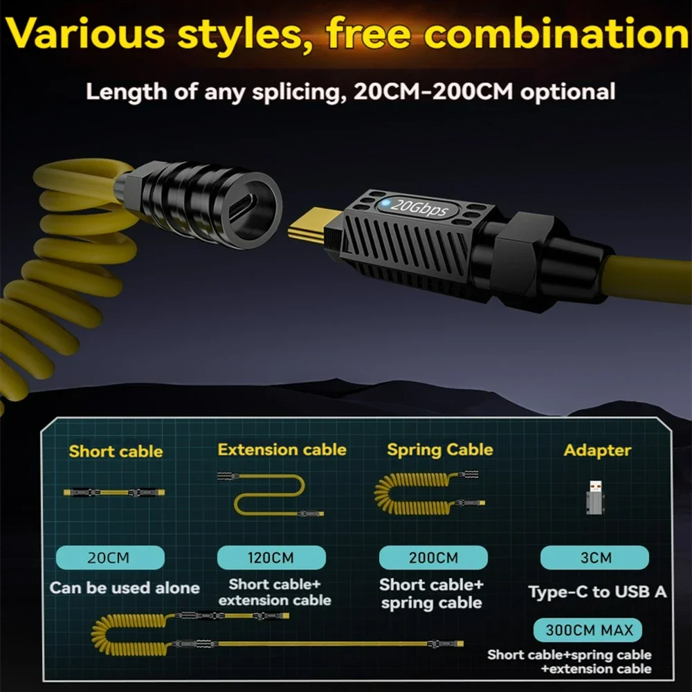 Zestaw kabli USB-C 7w1 dla gee – Diy Electronics Music recenzja i cena