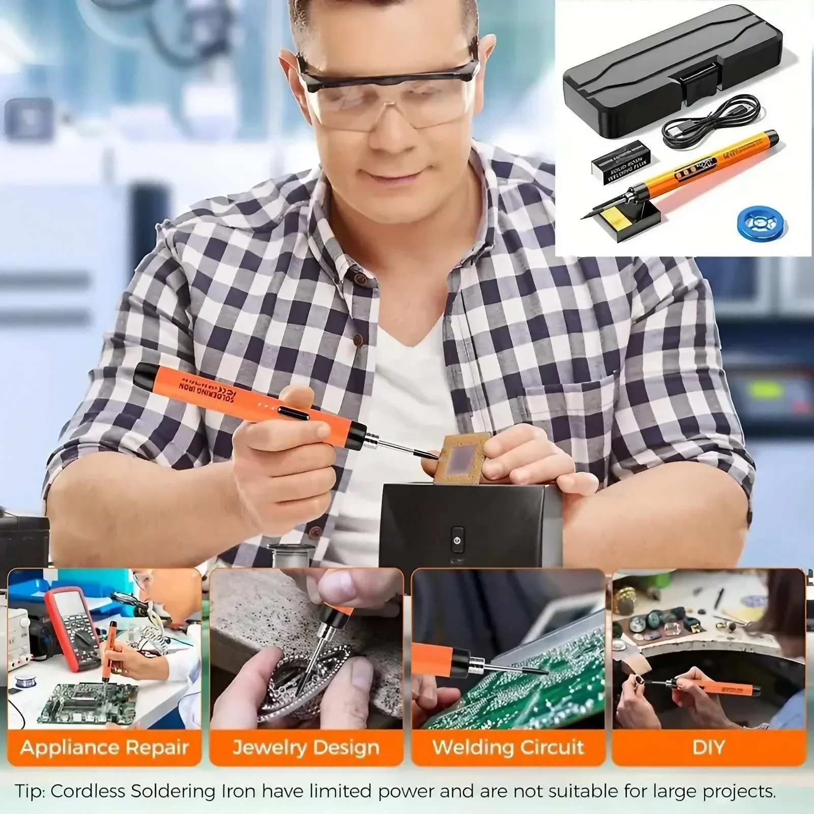 Mini lutownica USB z regulacją – Diy Electronics Bench recenzja i cena
