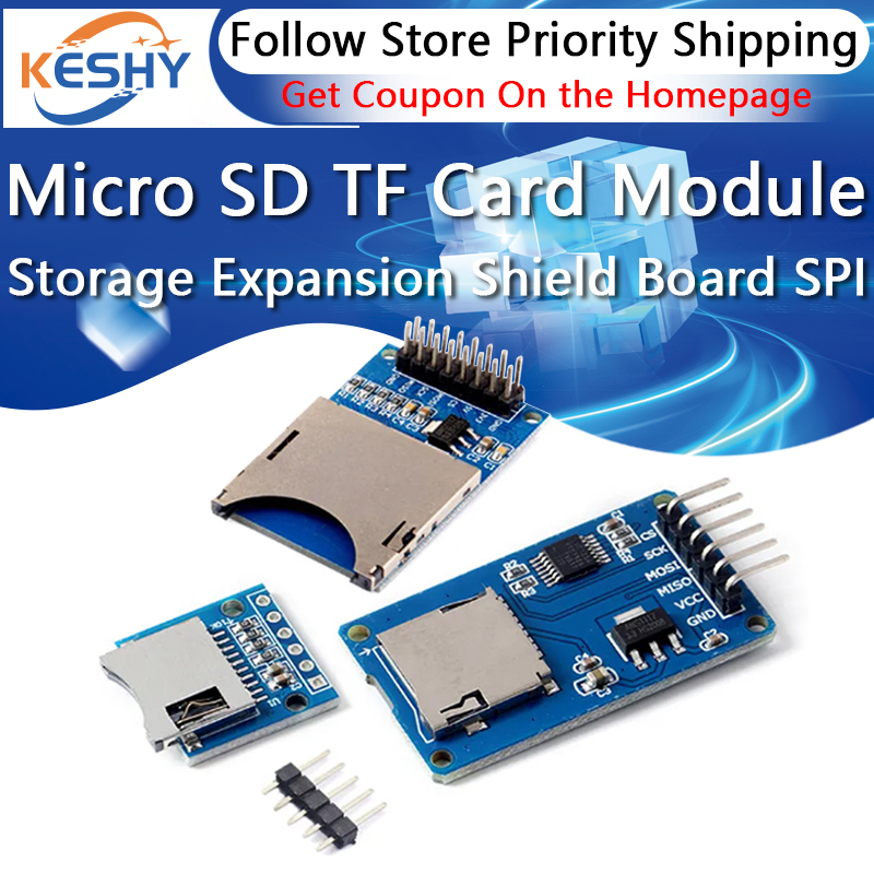 Karta rozszerzeń pamięci Micro – Sd Card Module Spi recenzja i cena
