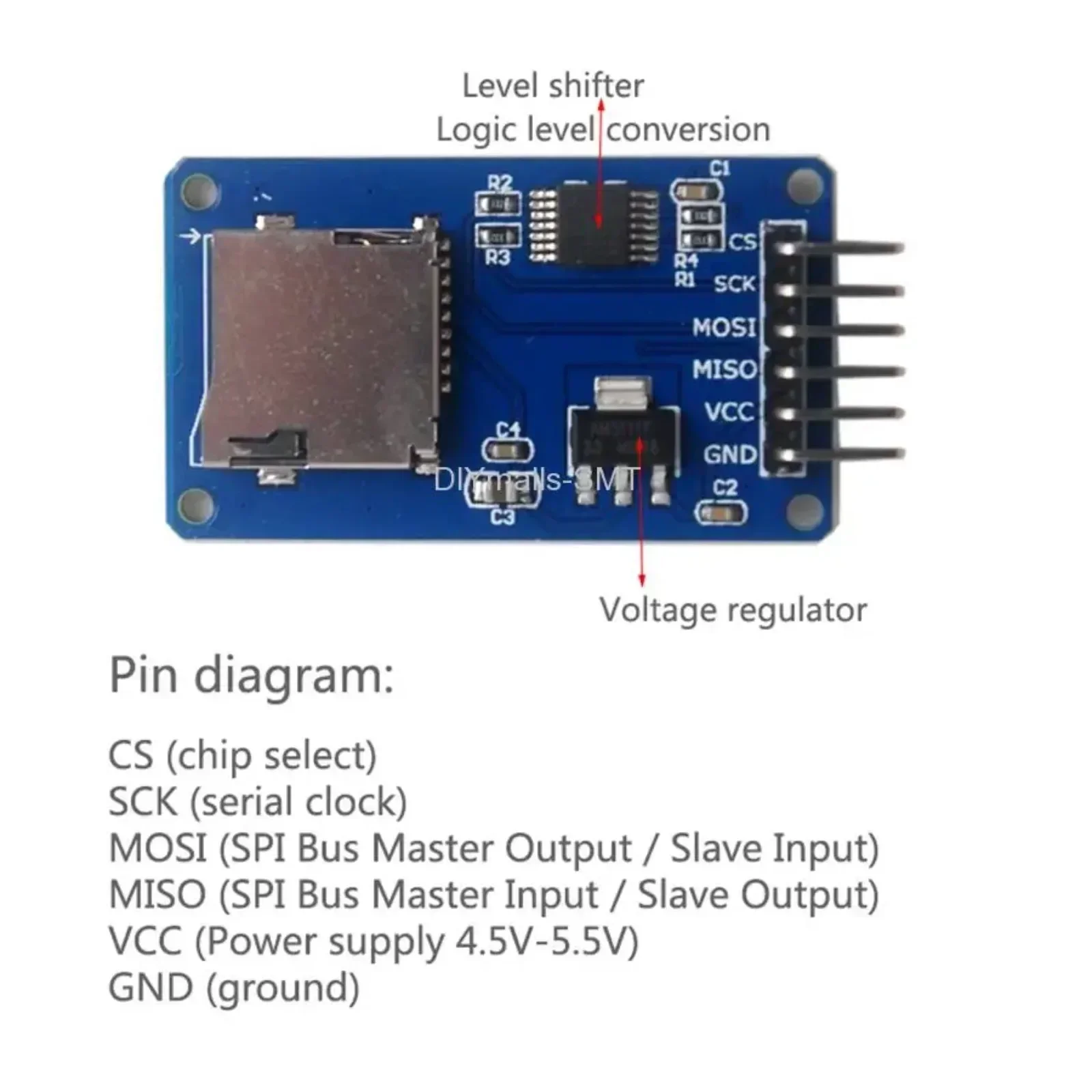 Moduł karty Micro SD 5 szt. z  – Sd Card Module Spi recenzja i cena