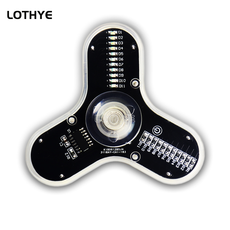 LED Fidget Spinner produkcja g – Diy Electronics Parts recenzja i cena