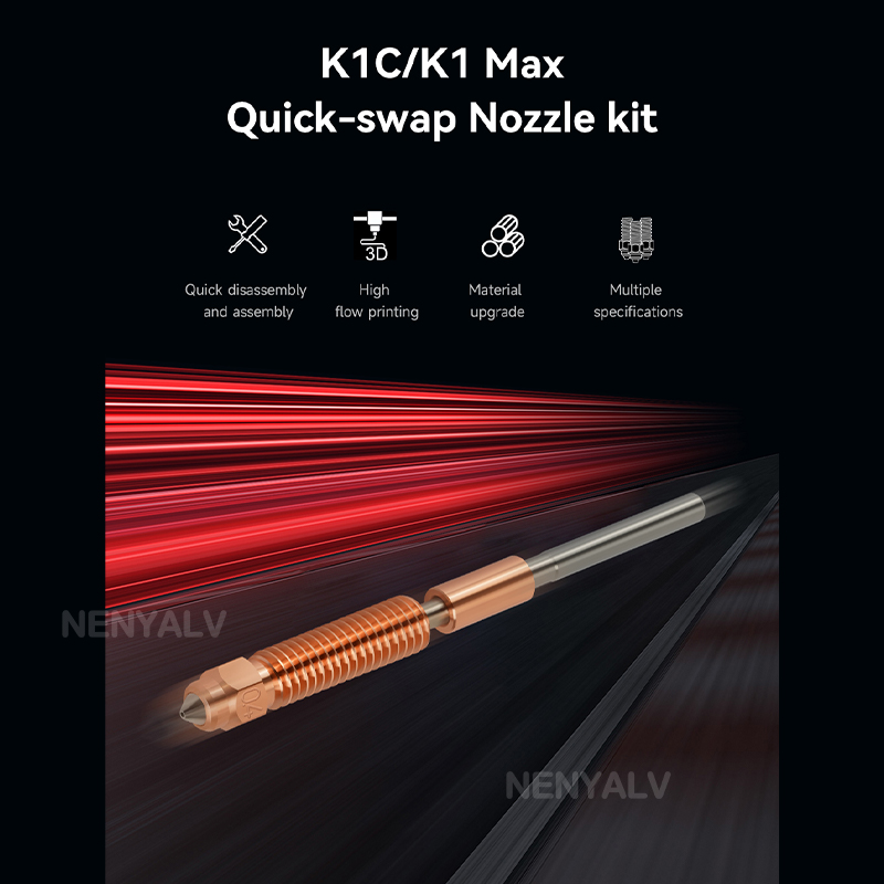 Ulepszona dysza K1C K1 Max/Cre – Creality Printer K1 recenzja i cena