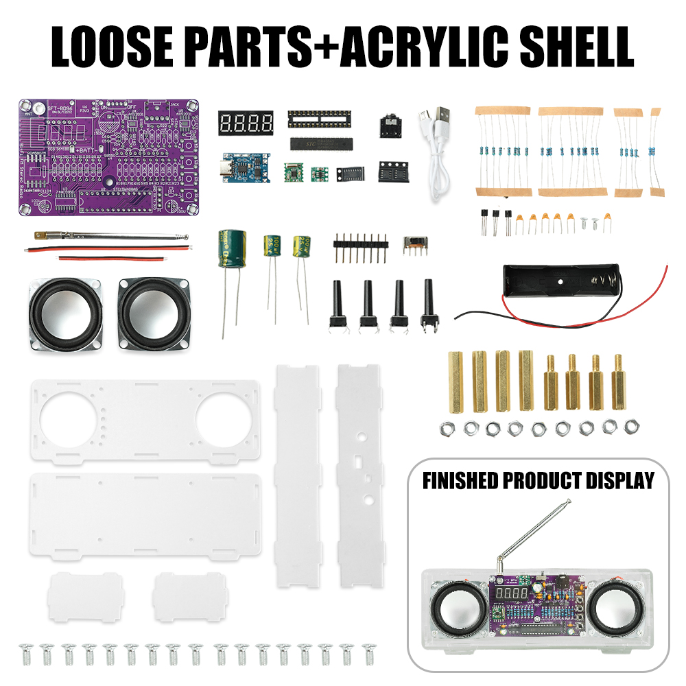 Zestaw elektroniczny DIY radia – Diy Electronics Youtube Channel recenzja i cena
