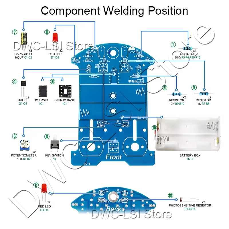 Praktyka lutowania nauka zesta – Diy Electronics Kits For Beginners recenzja i cena