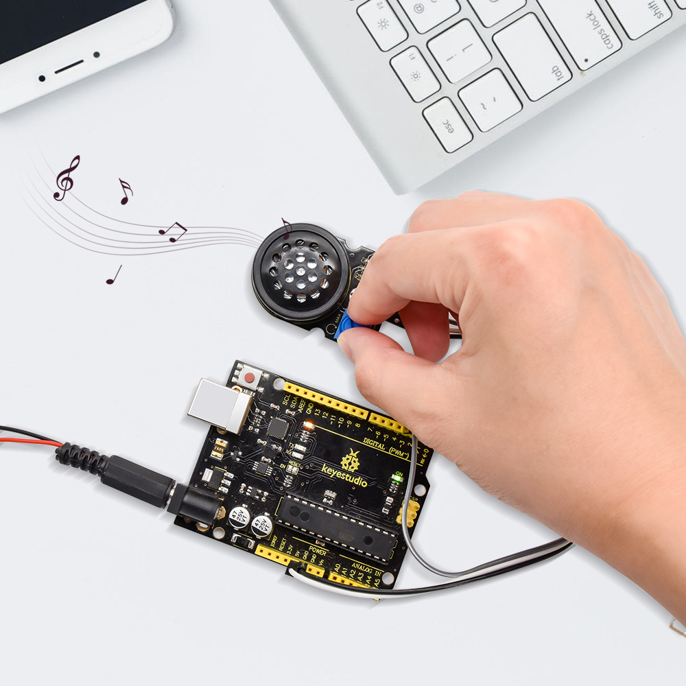 Kidsbits Keyestudio SC8002B gł – Diy Electronics Music recenzja i cena